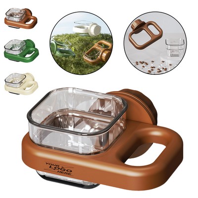 Square Bird Feeder with Water Dish