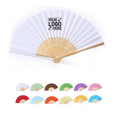 Exquisite Foldable Chinese Bamboo Hand Held Fan