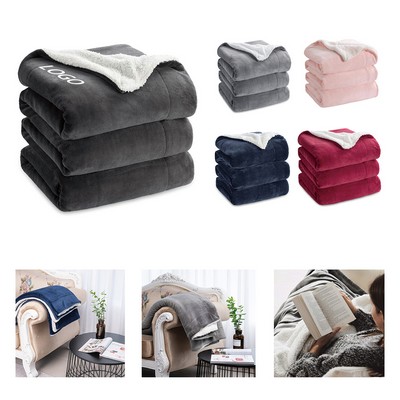 Plush Sherpa Comfort Throw
