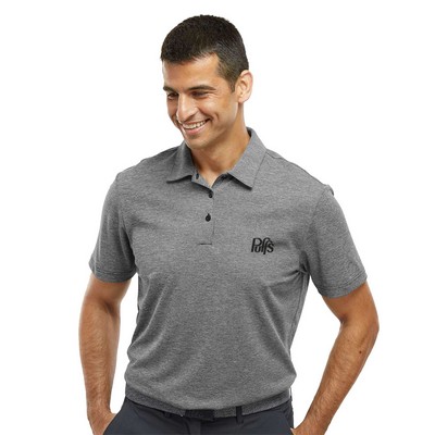 Adidas Heathered Embroidered Polo