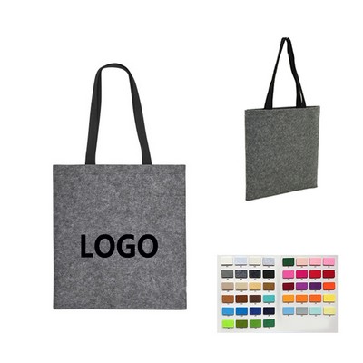 Fashion Felt Tote Bag with Custom Logo, 15x15"