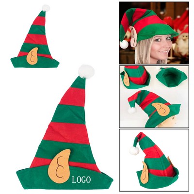 Kids' Elf Striped Christmas Hat