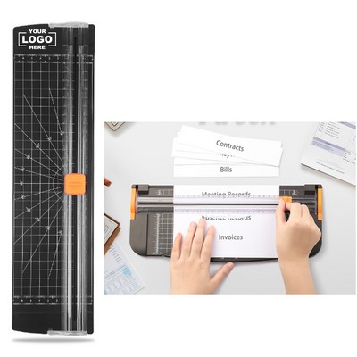 A4 Paper Cutter Straight Paper Trimmer with Side Ruler