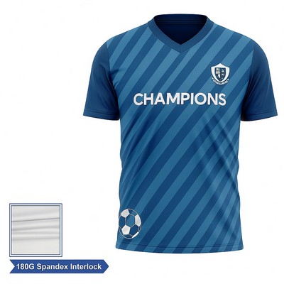 Men's Sublimated Soccer Jersey - Spandex Interlock