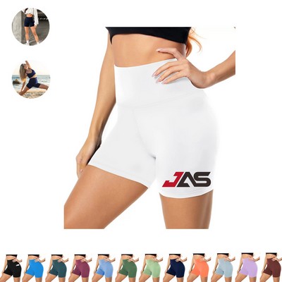 High Waisted Biker Shorts for Women