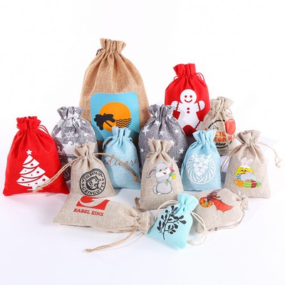 Linen Drawstring Pouch