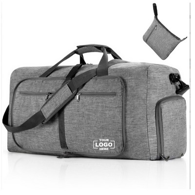 Large Duffle Bag for Traveling with Shoe Compartment