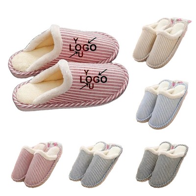 Cozy Cotton Winter Slippers