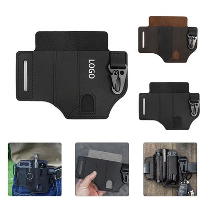 Enhanced Leather Multi-Tool Belt Organizer