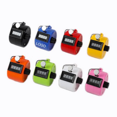 4-Digit Number Handheld Tally Mechanical Clicker Counter
