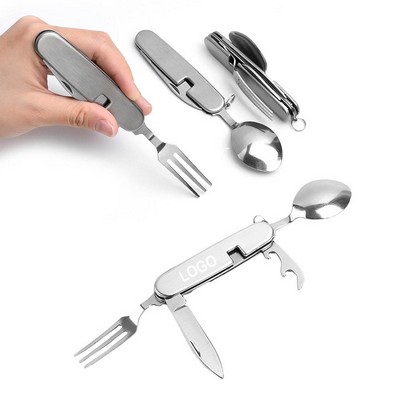 4 in 1 Detachable Camping Utensils Set