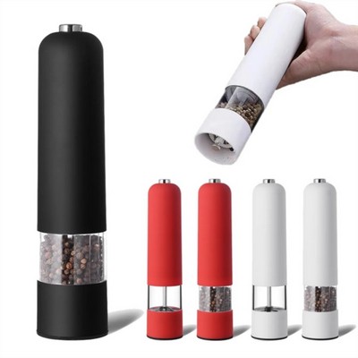 Automatic Electric Plastic Ceramic Burr Salt Pepper Grinder