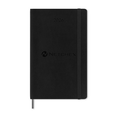 Moleskine® Soft Cover Large 12-Month Weekly 2026 Planner - Black