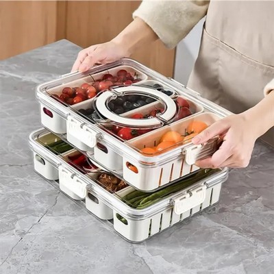 Divided Serving Tray Fresh-Keeping Box
