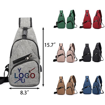 USB Charge Sling Backpack