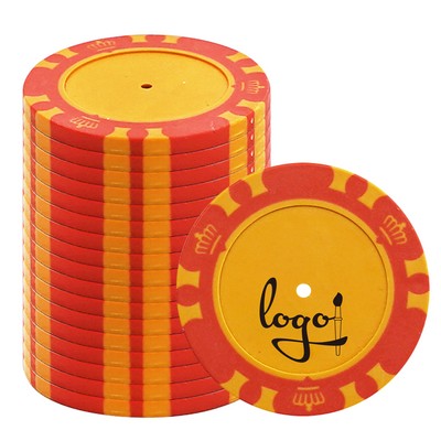 Customizable Round Durable Clay Poker Chips