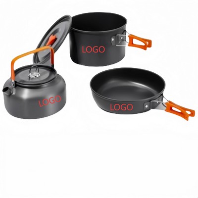 Outdoor Pots Cookware 3-Piece Set
