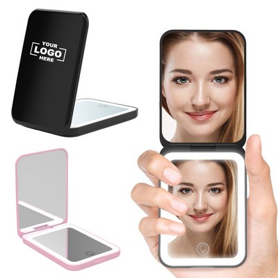 Compact LED Makeup Mirror