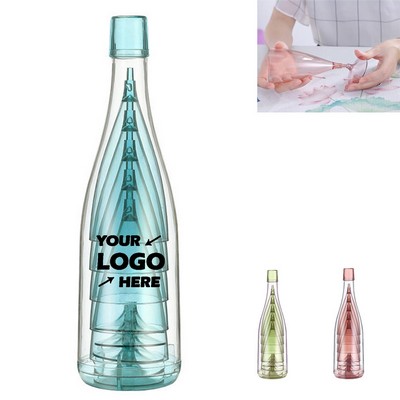 5-Pack Collapsible Wine Glasses