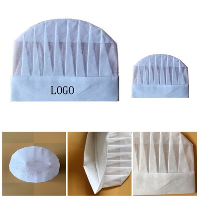 Disposable Non-Woven Chef Hat for Adults