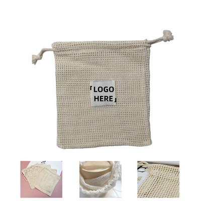 5.91" x 7.09" Drawstring Storage Mesh Bag
