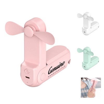 Rechargeable Mini Fan with Built-in Battery