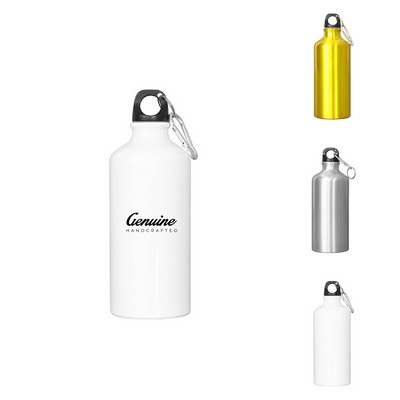 13oz Aluminum Water Bottle with Carabiner