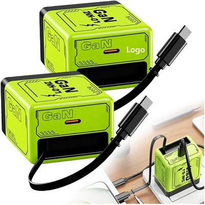 120w Retractable Type-C Cable Charger