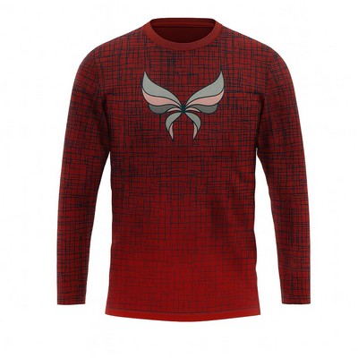 Sublimation Venetian Long Sleeve T-Shirt Economy Unisex