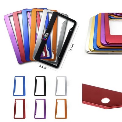 Aluminum Alloy License Plate Frame