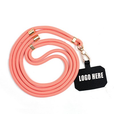 6mm Printed Tether Tab Rope Phone Lanyard