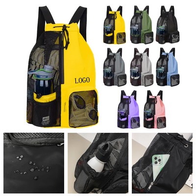 Mesh Swim Bag Wet Backpack