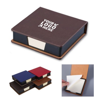 Business PU Leather Memo Box