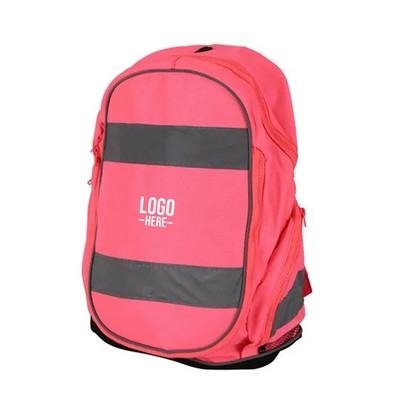 High Visibility Backpack with Reflective Strips