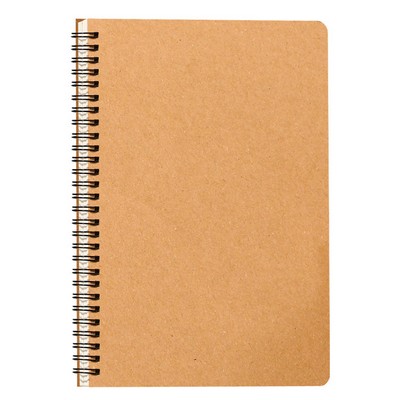 A5 Kraft Cover Spiral Notebook