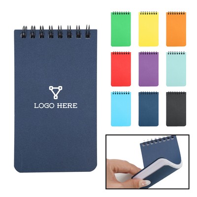 A7 Mini Top-Bound Spiral Notebook with 50 Lined Pages