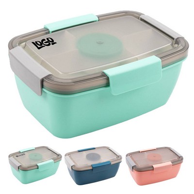 Large Capacity Multi-Compartment Safe PP Lunch Box
