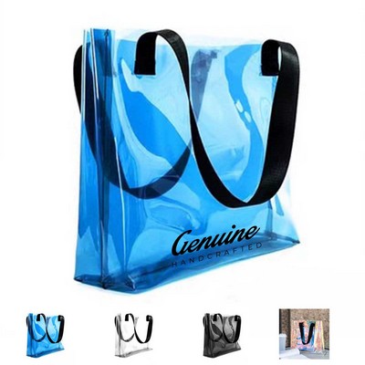 Waterproof PVC Plastic Tote Bag