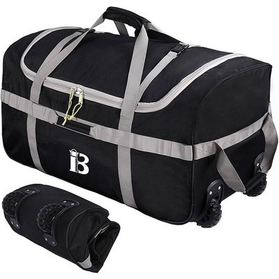 120L Foldable Large Capacity Duffle Bag w/ Wheels