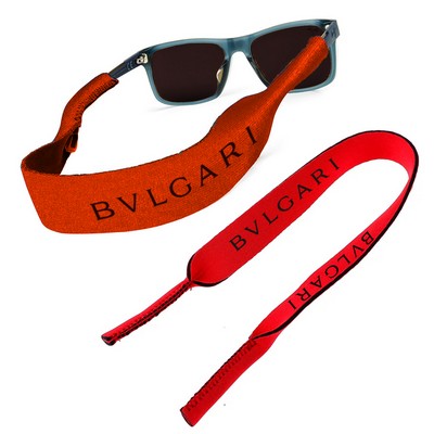 1" Glasses Strap with Single-Sided Custom Screen Printing