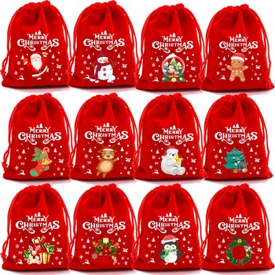 Red Christmas Gift Bag
