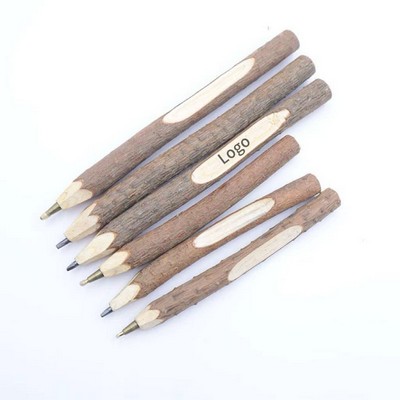 6 7/10" Creative Rustic Wooden Branch Ballpoint Pen