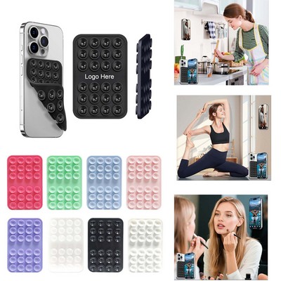 Silicone Double Sided Suction Cup Phone Case Detachable