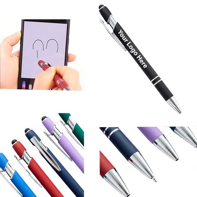 Metal Push-Button Capacitive Touch Ballpoint Pen