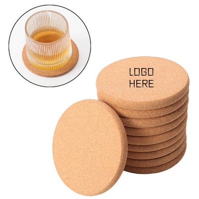 Custom Round Cork Coasters