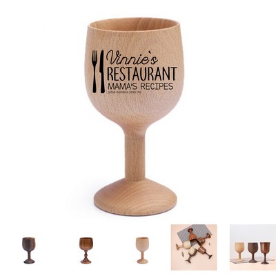 8.5oz Wooden Wine Stemware