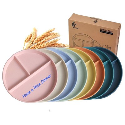 Wheat Straw Divided Plate