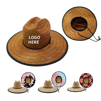 Vibrant Summer Straw Hats with Wide Brims