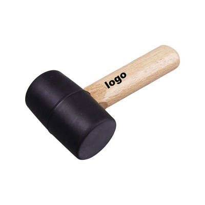 Mini Solid Wood Handle Hammer Compact Multi-Purpose Nail Tool for Home