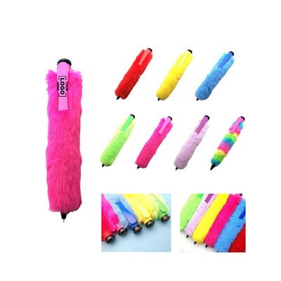 Large Monster-Shaped Plush Writing Instrument